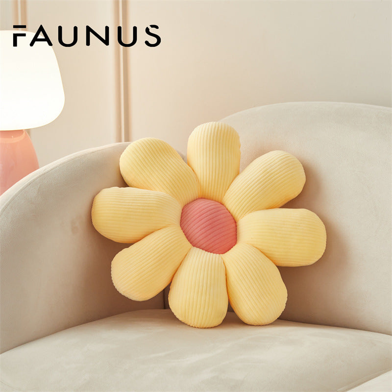 Sitzkissen mit Blumenmuster aus Polyester