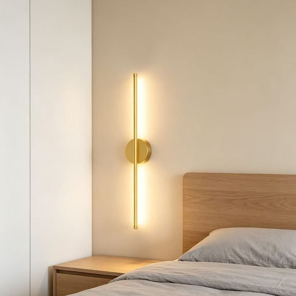 LED-Wandleuchte modern, Aluminium, Silikon