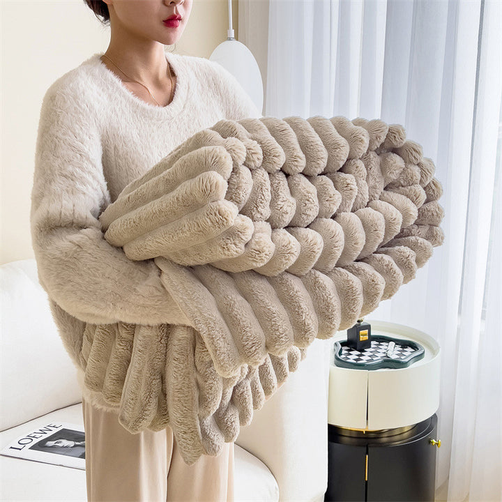 Fleecedecke aus Korallenfleece, 1500–2000 g