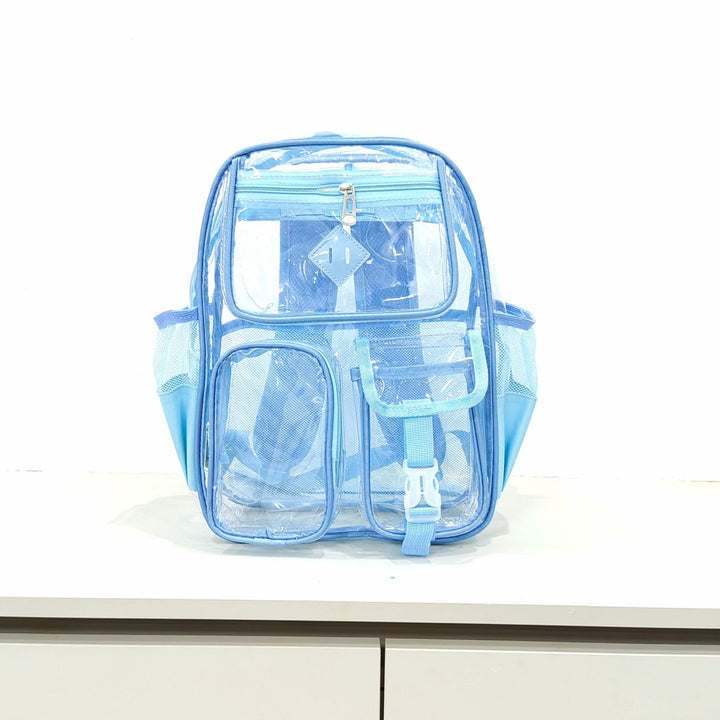 Rucksack aus Nylon, transparent, bis 15 Zoll, strapazierfähig