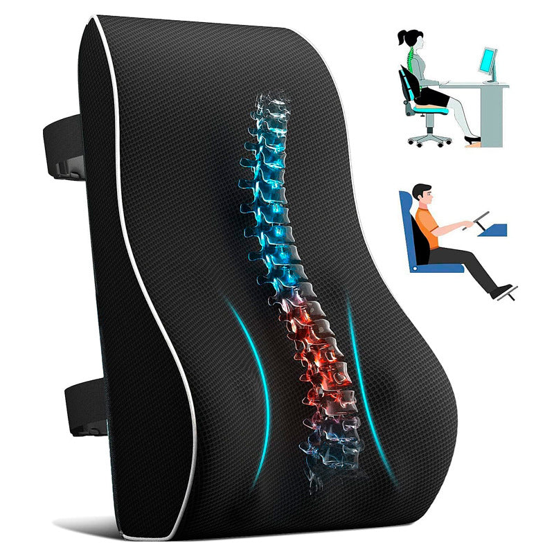 Ergonomische Lendenstütze aus Gedächtnisschaum