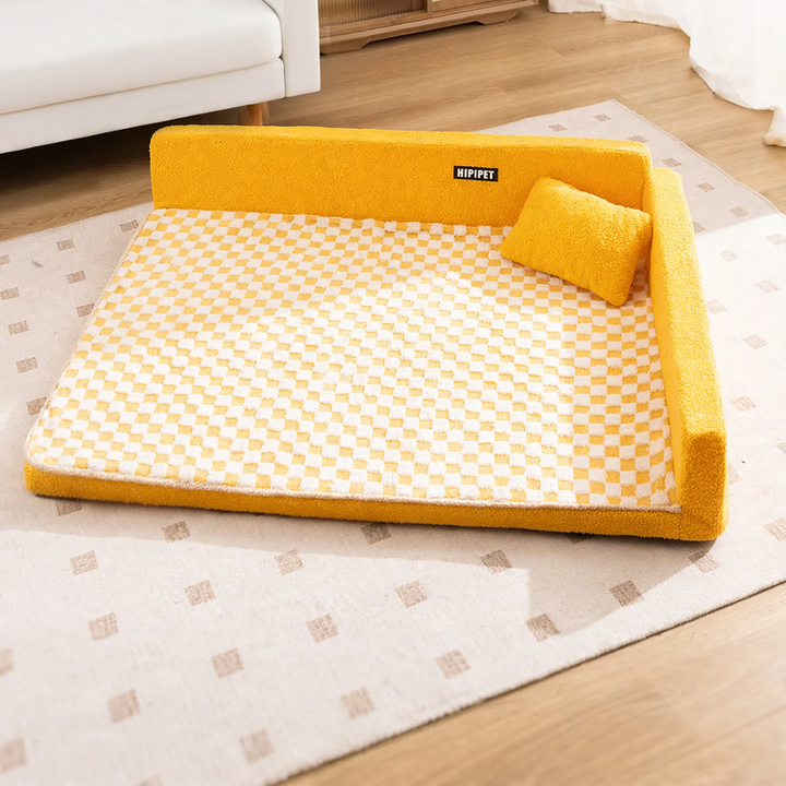 Hundebett, halbgeschlossen, waschbar, Schaumstoff