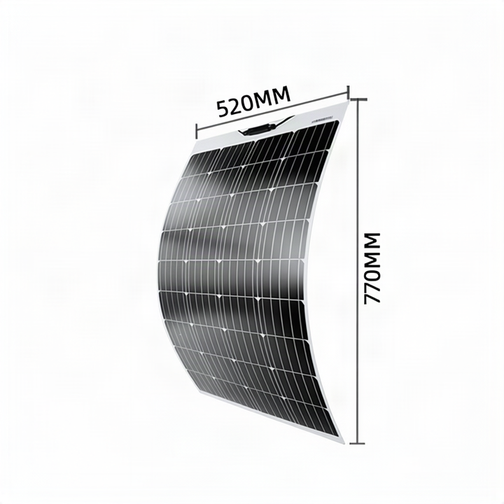 Flexibles Solarmodul, monokristallin, 12V