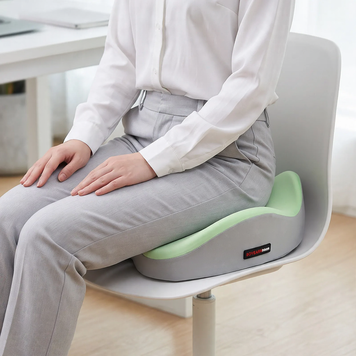Sitzkissen mit Memory-Foam, Polyester, atmungsaktiv