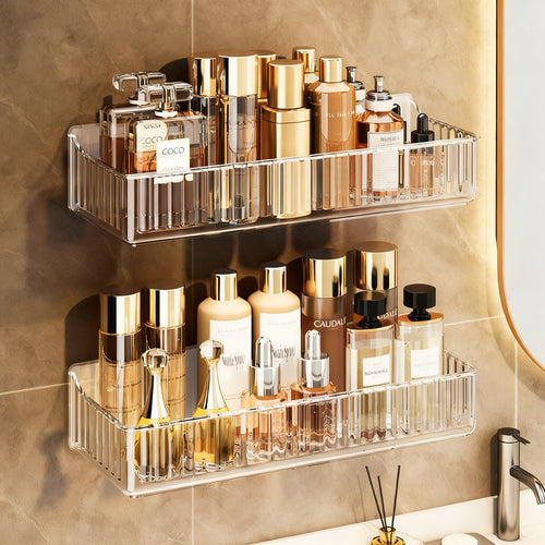Acryl-Wandregal für Badezimmer, ohne Bohren