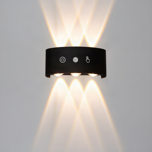 LED-Wandleuchte, Aluminium, wasserfest