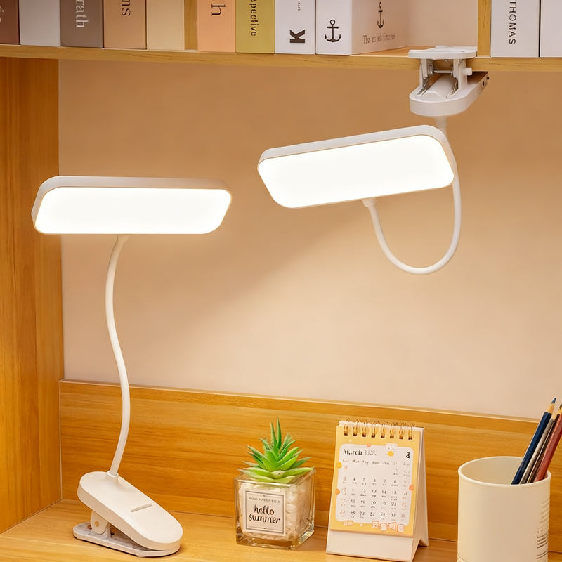 LED-Klemmleuchte für Schreibtisch und Bett