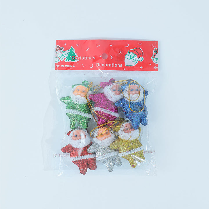 Weihnachtsmann-Anhänger, Kunststoff