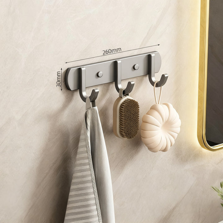 Starke Aluminium-Wandhaken mit Klebepads