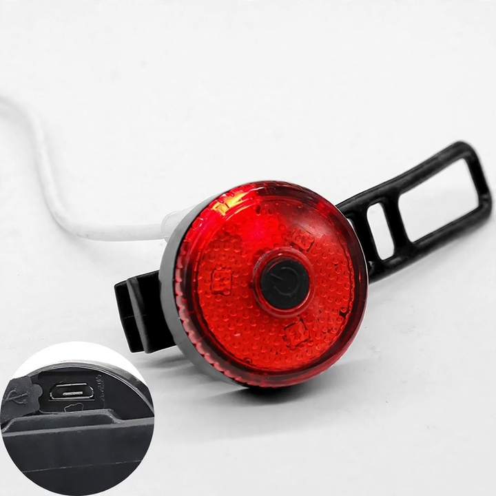 USB-Fahrrad-Rücklicht mit Akku