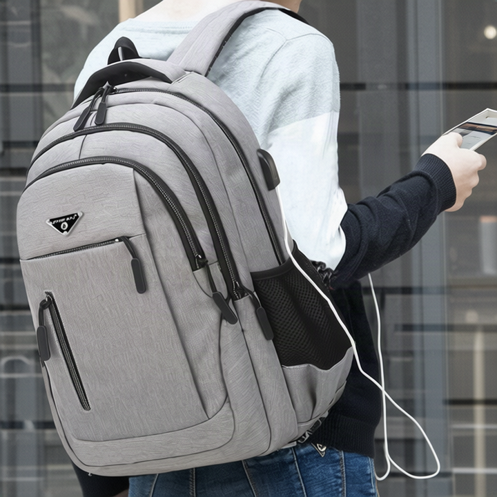 Rucksack mit USB-Ladefunktion, großes Fassungsvermögen, Modell 85233