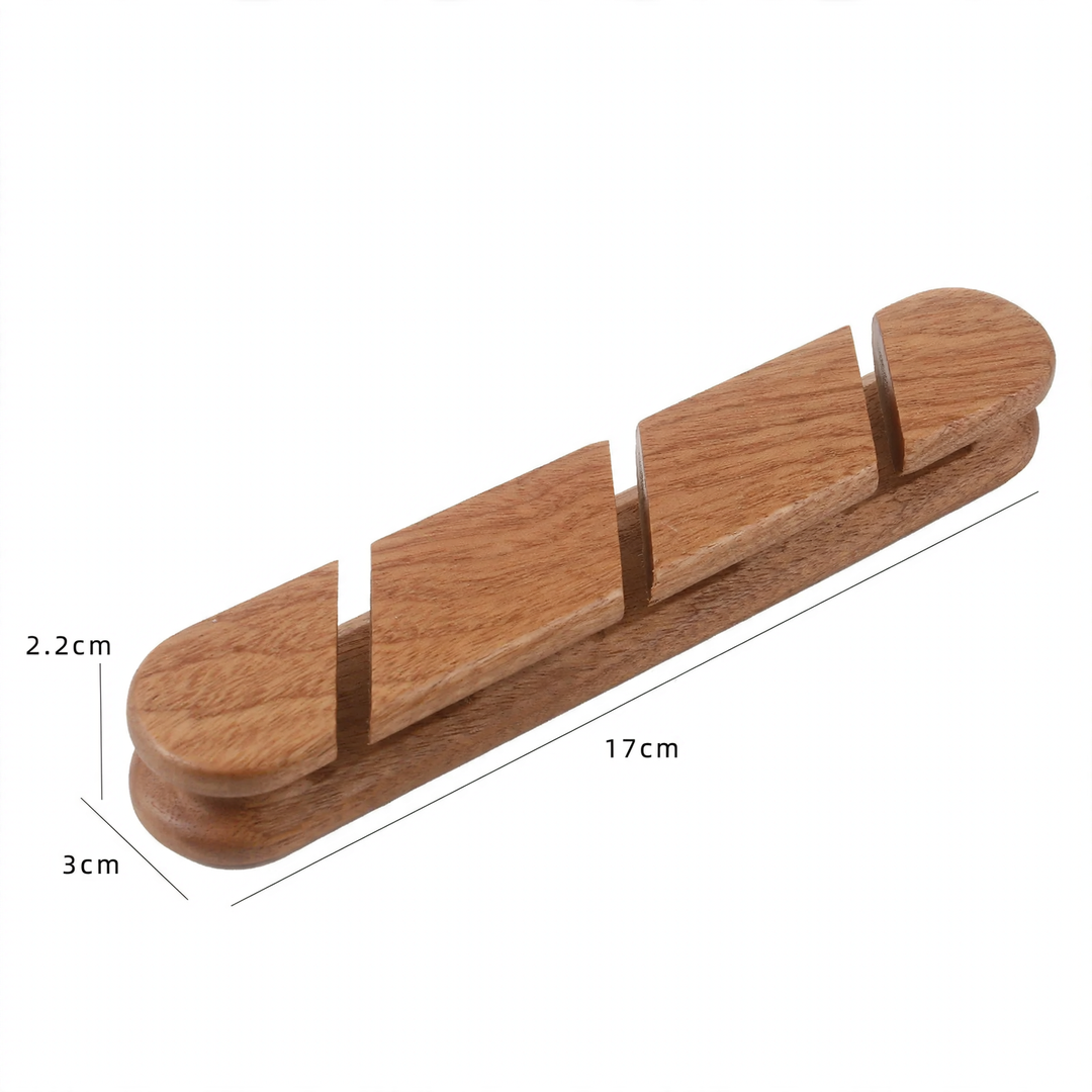 Kabelorganizer aus Holz, Modell K009