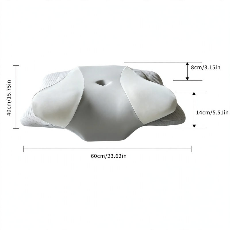 Nackenstützkissen aus Gedächtnisschaum, Schmetterlingsform