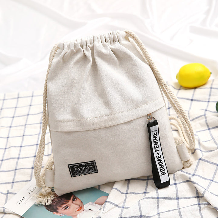 Leichter Rucksack aus Baumwollstoff