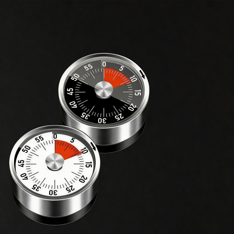 Mechanischer Küchentimer mit Magnethalterung