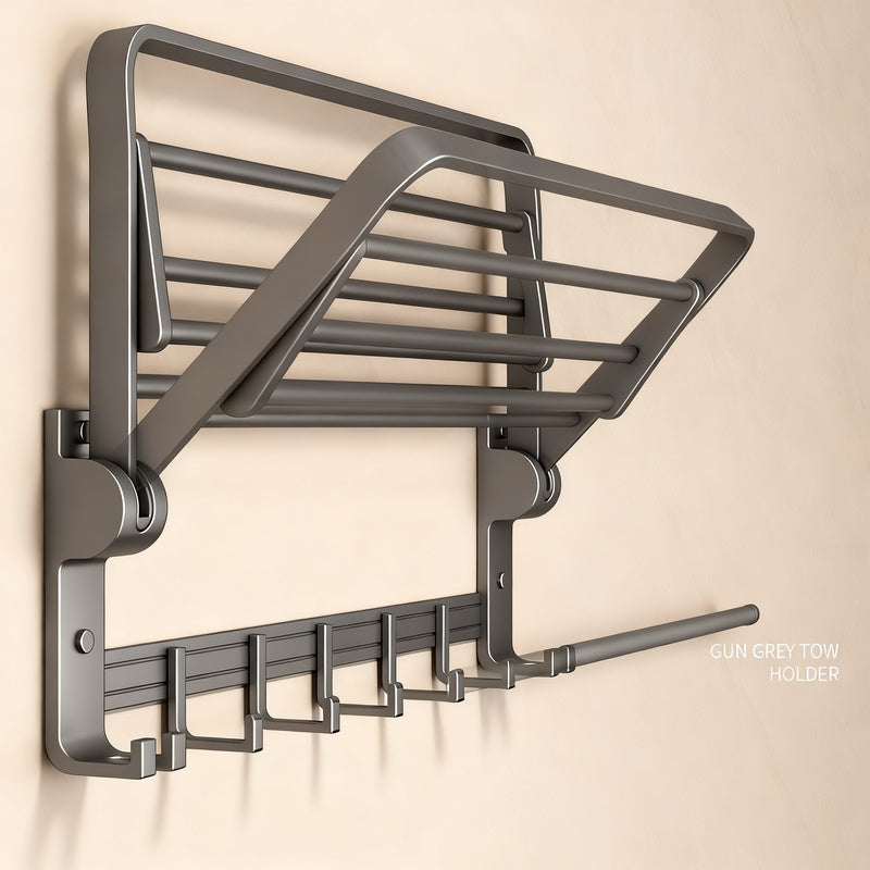 Handtuchhalter aus Aluminium, wandmontiert
