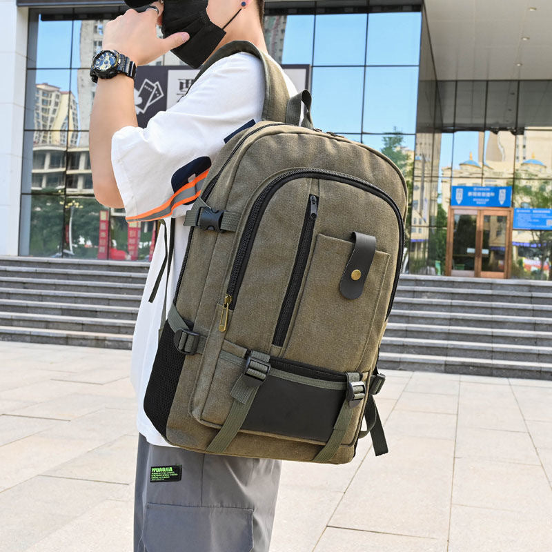 Herren-Rucksack, Leinwand, 20–35 L, atmungsaktiv