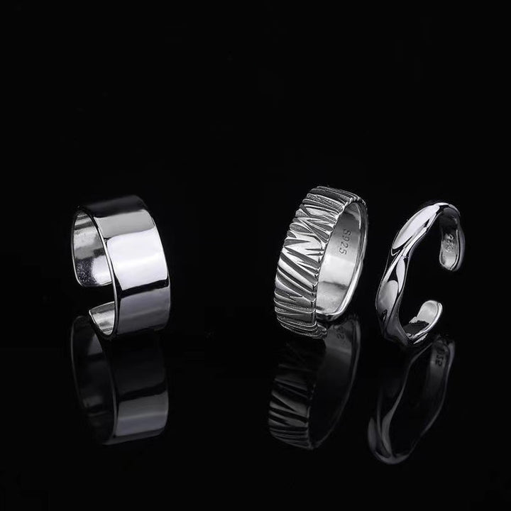 Offener Ring, verstellbar, Zinklegierung