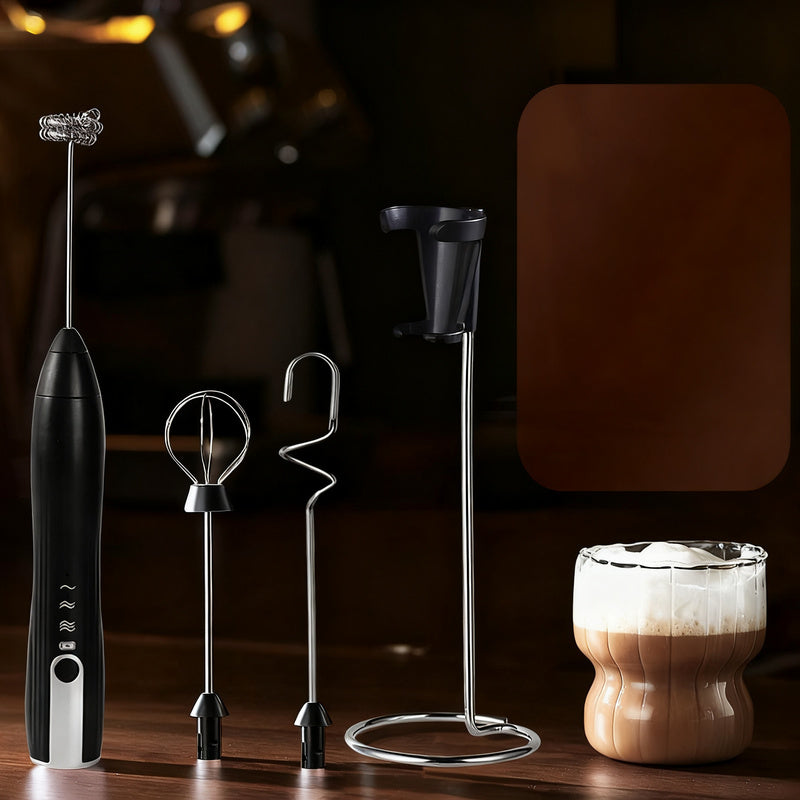 Elektrischer Milchaufschäumer, USB-C, mehrere Funktionen