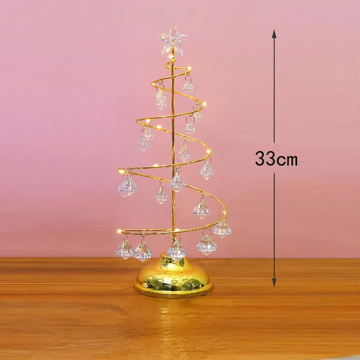 Kristallbaum-Nachtlicht mit LED