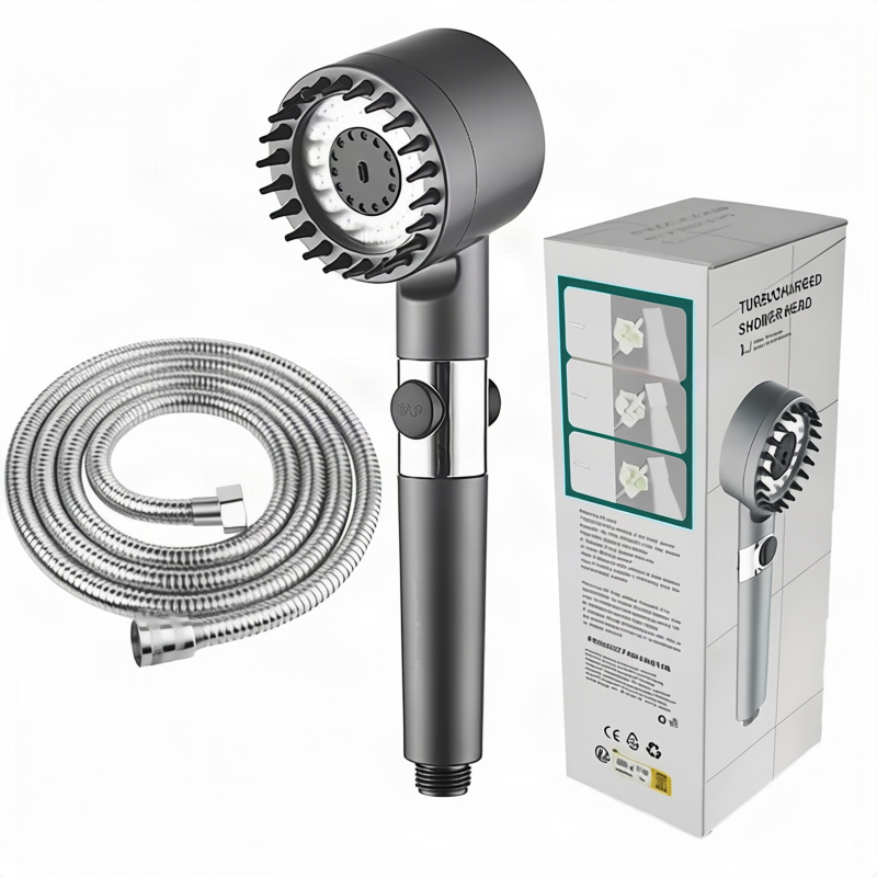 Duschkopf-Set mit Massagefunktion und Halterung