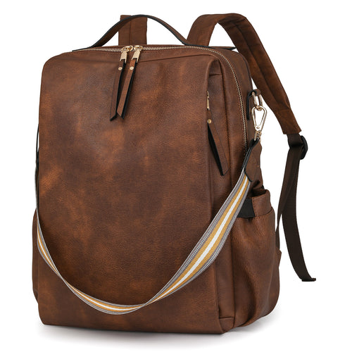 Damen-Rucksack aus PU, europäischer Stil