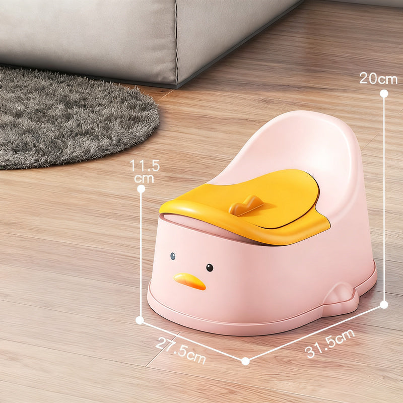 Kindersitz mit Rückenlehne für die Toilette