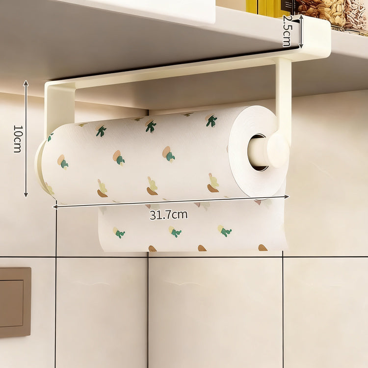 Küchenrollenhalter aus Kohlenstoffstahl, wandmontierbar