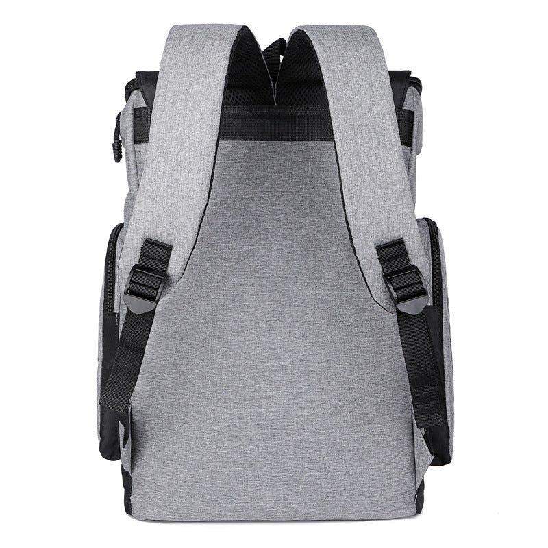 Herren-Rucksack aus Canvas, bis 16-Zoll-Laptop, atmungsaktiv