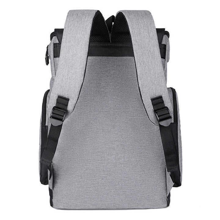Herren-Rucksack aus Canvas, bis 16-Zoll-Laptop, atmungsaktiv