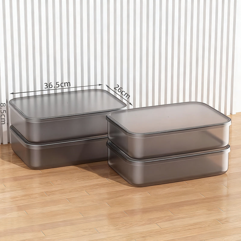 Transparente Aufbewahrungsbox aus Kunststoff