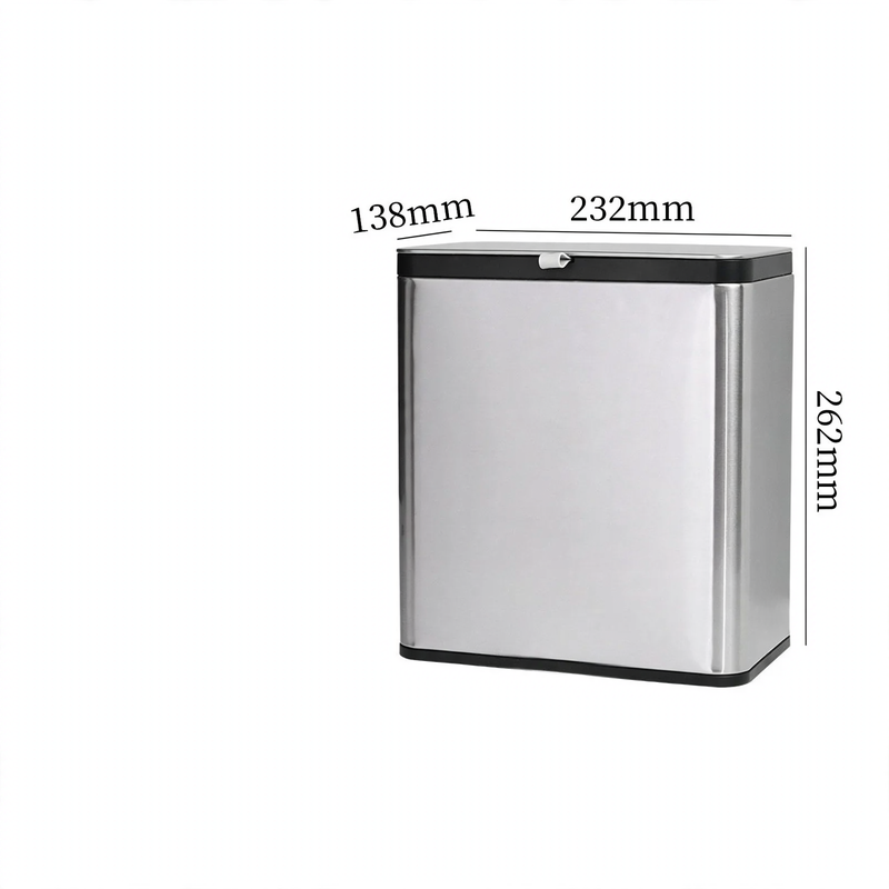 Sensor-Mülleimer 206, 13–17 L, quadratisch