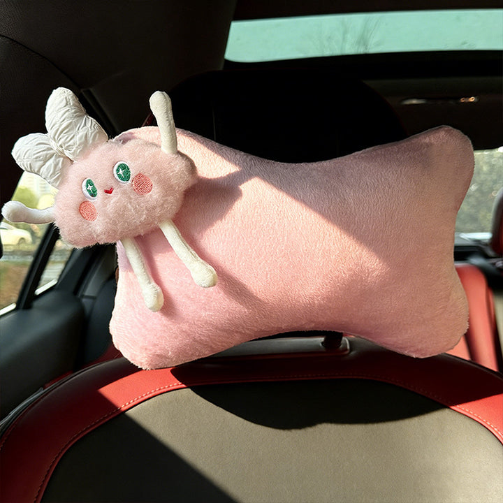 Flauschiges Auto-Nackenkissen mit Wolkenmuster