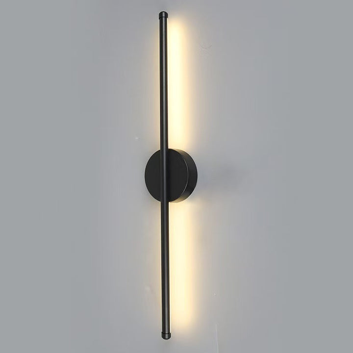 LED-Wandleuchte modern, Aluminium, Silikon