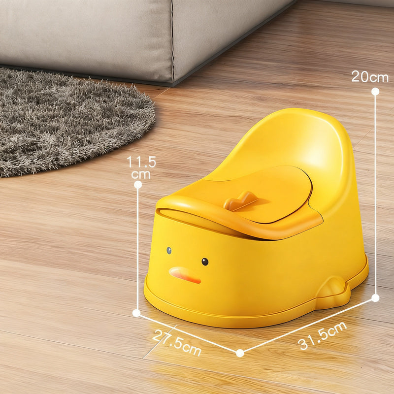 Kindersitz mit Rückenlehne für die Toilette