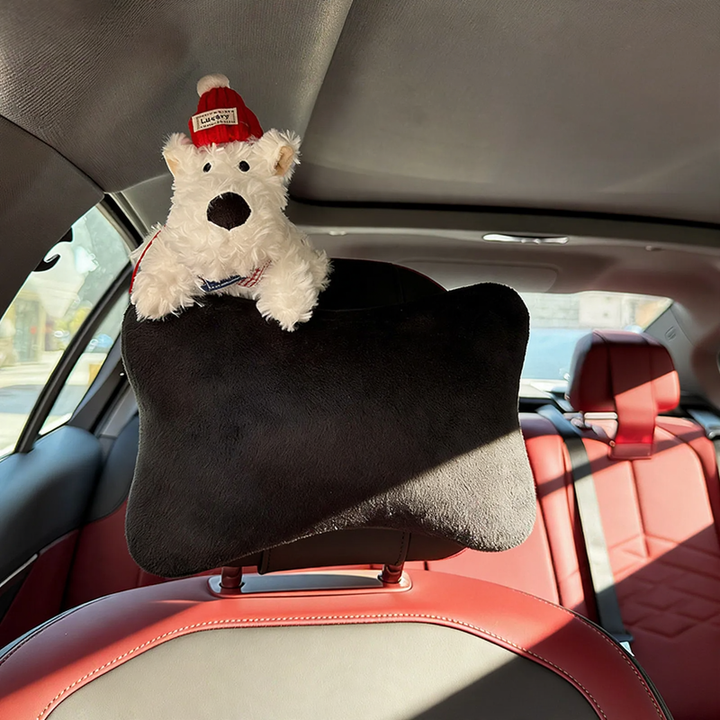 Autokopfkissen mit Cartoon-Muster
