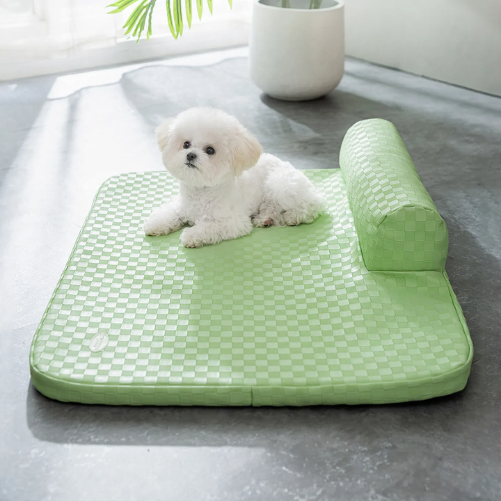 Hundematte mit Schachbrettmuster, PP-Baumwolle