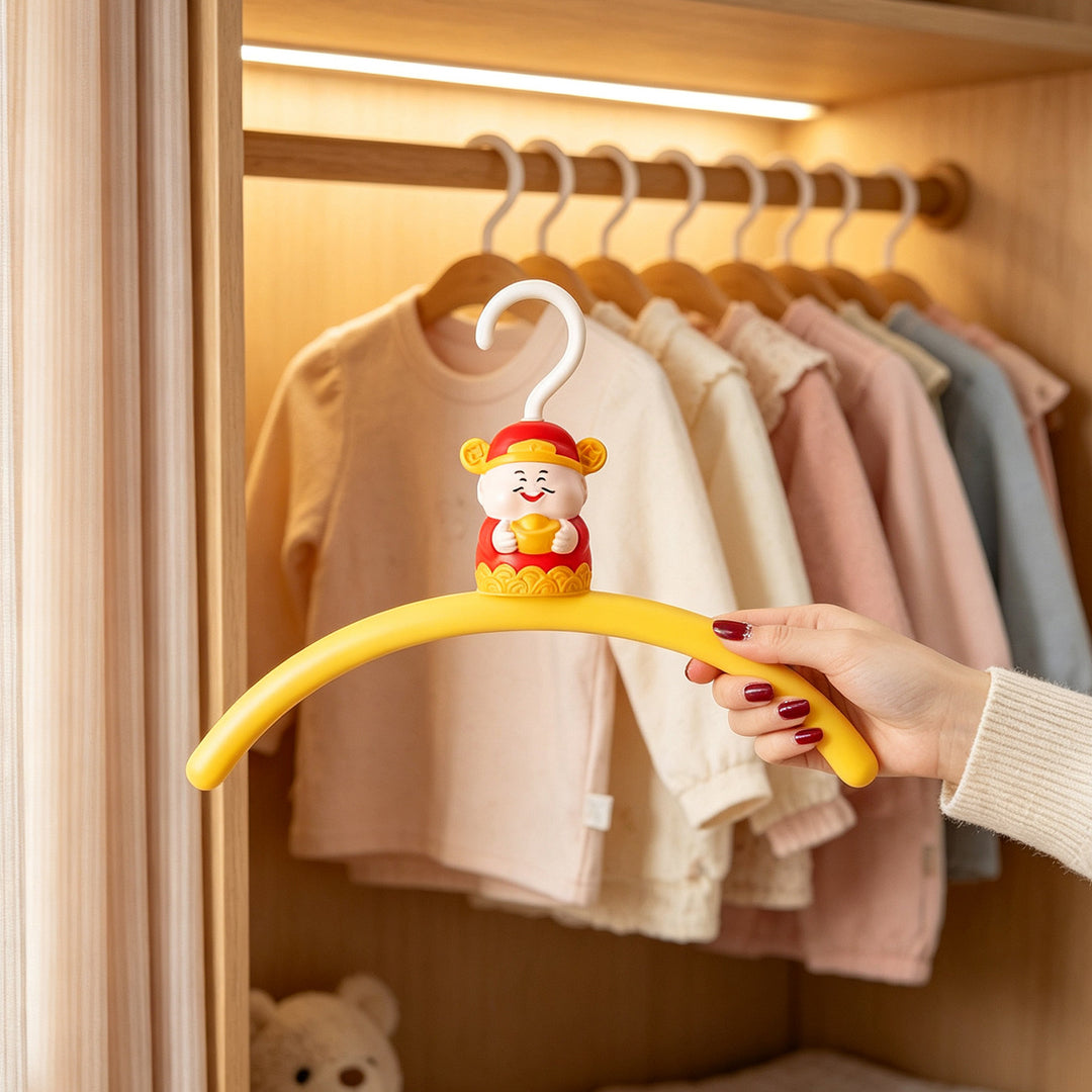 Kleiderbügel mit Rutschschutz, bunt