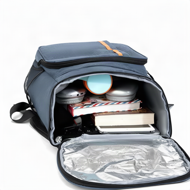 Isolier-Rucksack mit Aluminium-Futter, tragbar