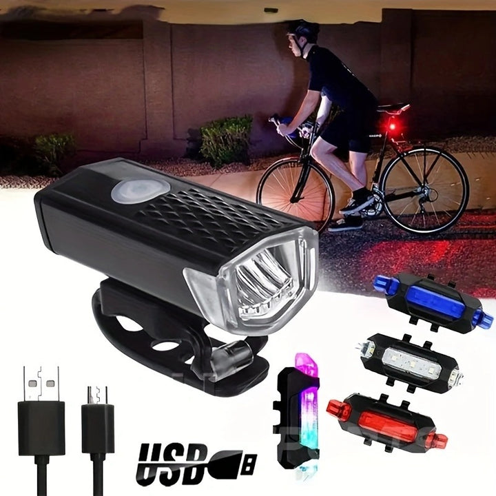 USB-Fahrradlampe mit LED-Beleuchtung