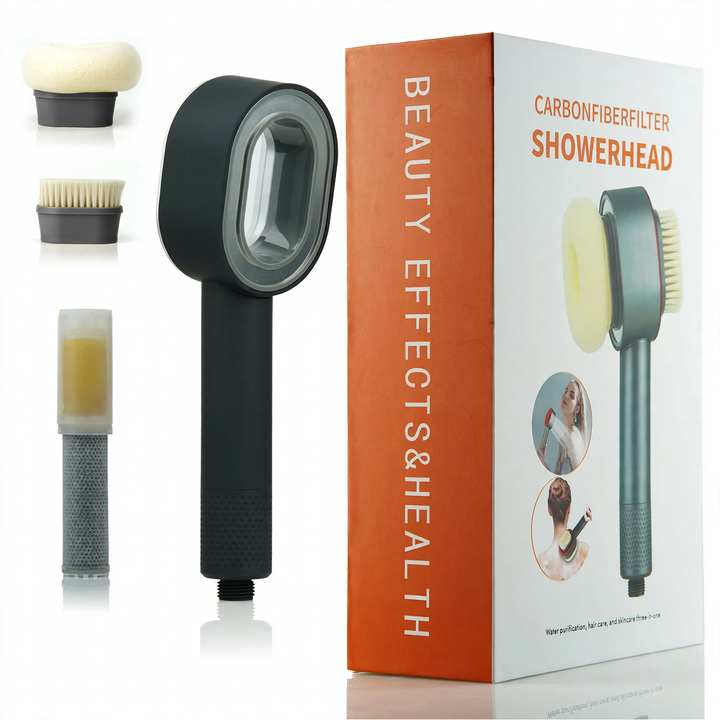 3-in-1 Duschkopf mit Massagefunktion, Kunststoff