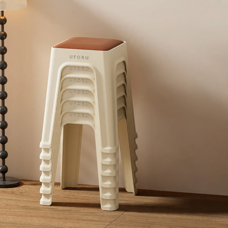 Kunststoffhocker stapelbar, verstärkt, Modell DA1408