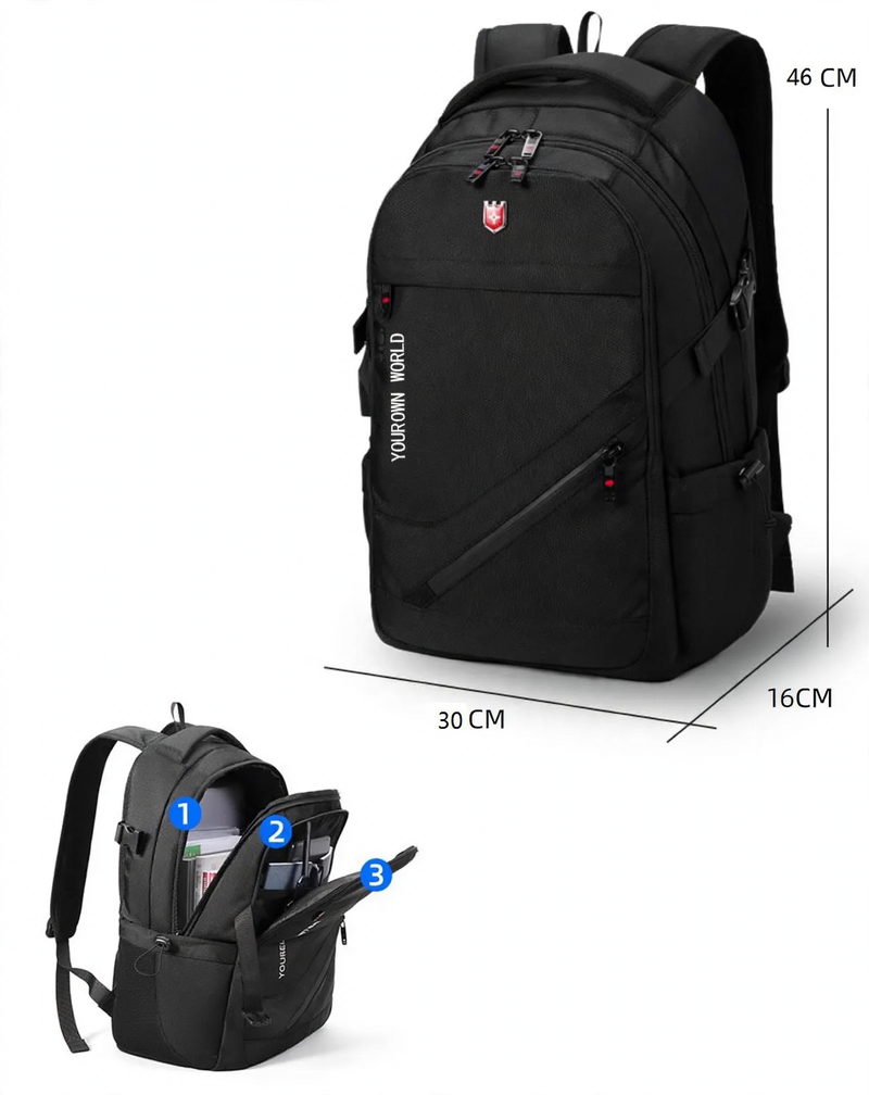 Rucksack mit Laptopfach, 15 Zoll