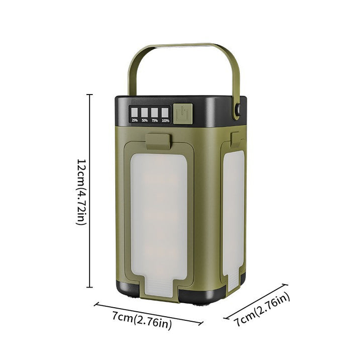 LED-Campinglampe mit Solarladung, faltbar