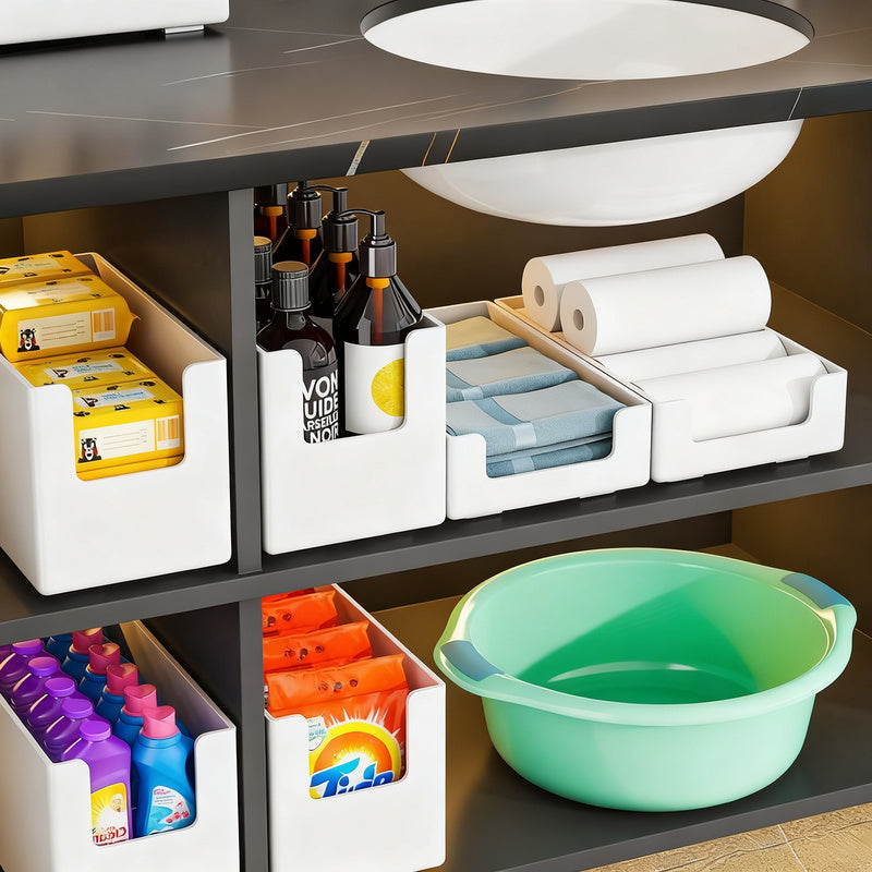 Kunststoff-Aufbewahrungsbox für Küche und Schrank
