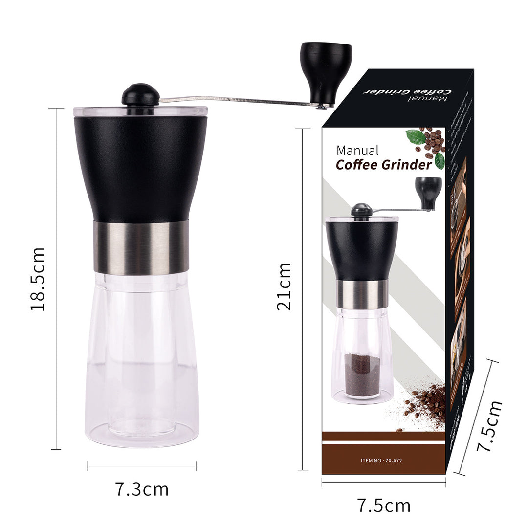 Handkurbel-Kaffeemühle, tragbar
