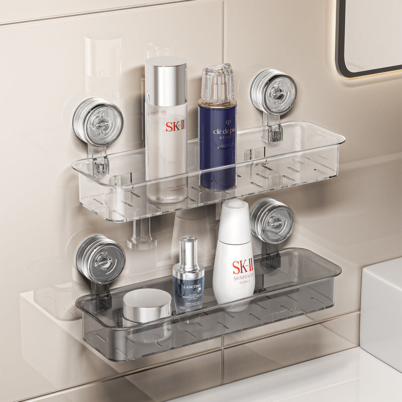 Badezimmer-Ablage mit Saugnapf, wandmontierbar