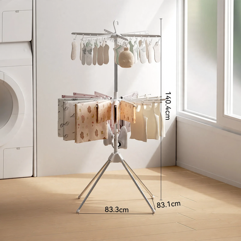 Standwäscheständer, klappbar, Kunststoff