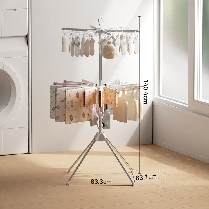 Standwäscheständer, klappbar, Kunststoff