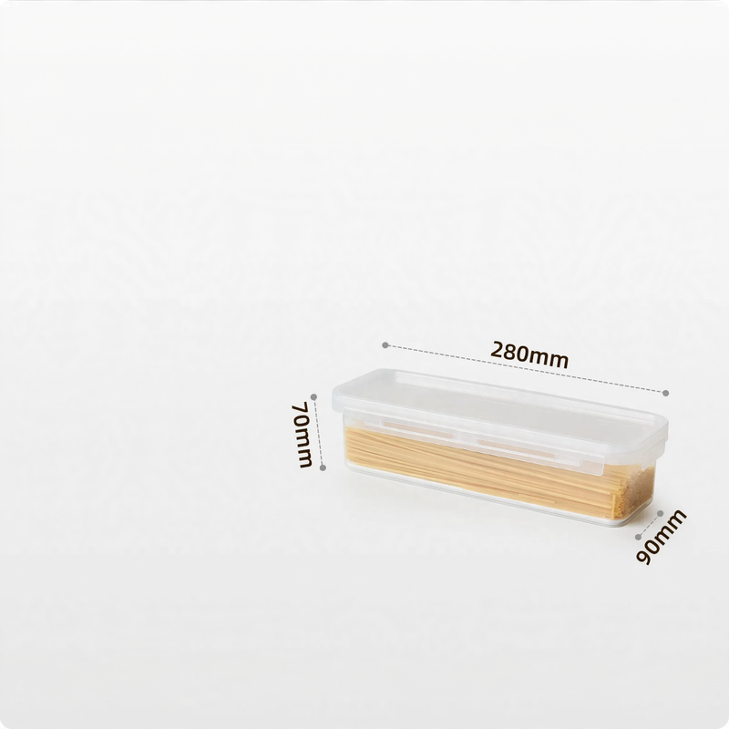 Frischhalteboxen aus Kunststoff, 200–900 ml